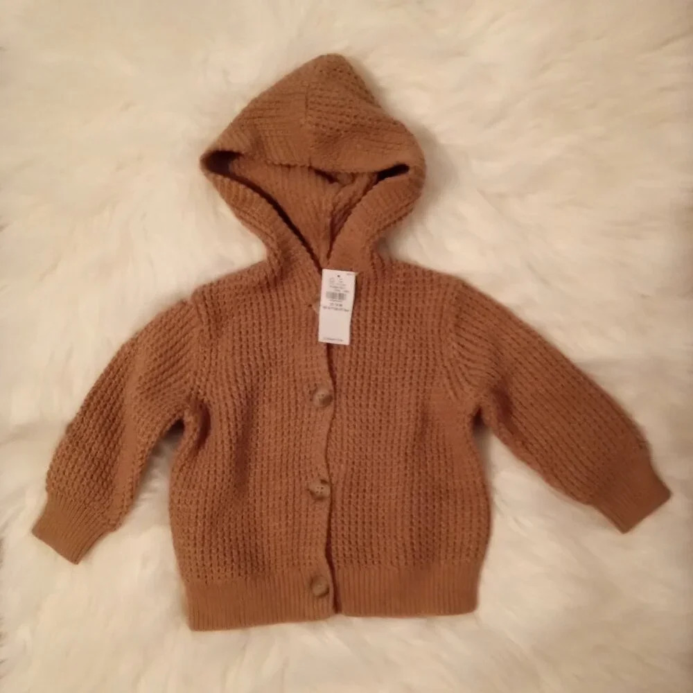 Old Navy Long Sleeve Button Front Sweater - 12-18M - NWT